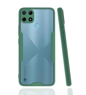 Durukar® Realme C25Y Kılıf Platin Silikon - Yeşil