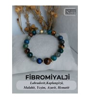 Sertifikalı Doğal Taş Fibromiyalji Bilekliği