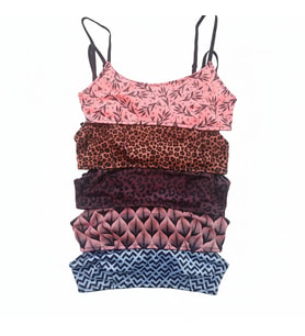 Kadın Balensiz Desteksiz Scoop Bralet 5 Renk 5'li Paket Sütyen BB2133