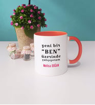Yeni Bir Ben Kupa Bardak Turuncu