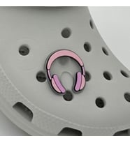 Terlik Süsü ve Aksesuarı , Çanta Süsü – Renkli Jibbitz Kulaklık Şeffaf Görselli Figür Aksesuarı (Y.Pembe)