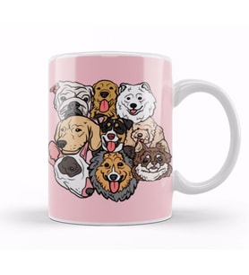 Funny Dog Lover Gift For   Men Kupa Bardak Porselen