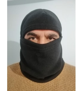2 Adet Erkek Polar Kar Maskesi Siyah