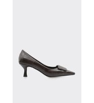 Kısa Topuklu Kadın Stiletto (KAHVE)