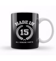 2015 Made In 15 All Genuine Parts Kupa Bardak Porselen