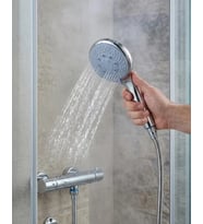 Spiral Hortumlu 4 Kademeli El Duşu Seti Duvar Askılı Banyo Duş Başlığı