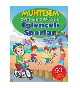 Muhteşem Çıkartmalar ve Aktiviteler Eğlenceli Sporlar Parıltı Yayınları