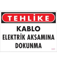 Pvc Levha quot;Energy Panosuna Girmek Yasaktırquot; 25*35 cm