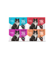 Plus Mini Mix Somonlu & Kuzulu & Biftekli & Kısır Tavuklu Kedi Ödülleri 20 x 2 Gr