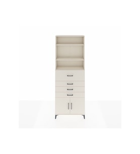 Arges Dolap 4 Raflı 4 Çekmeceli 2 Kapaklı 88x30x243 Aytaşı-Aytaşı