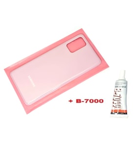 Tkgz Samsung Galaxy S20 PLUS Arka Pil Batarya Kapağı (CAM+B-7000) PEMBE