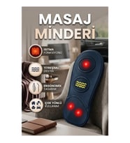 Isıtmalı Titreşimli Masaj Minderi – Ergonomik Sırt ve Bel Destekli
