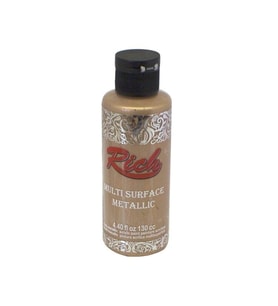 Rich Multi Surface Metalik Her Yüzey İçin Akrilik Boya 120 cc. 6530 PUDRA PEMBE 