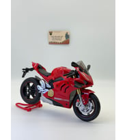 Ducati Panigale V4 Corse 1:10 Ölçek Sesli Işıklı Alloy Model Motosiklet – Kırmızı Diecast