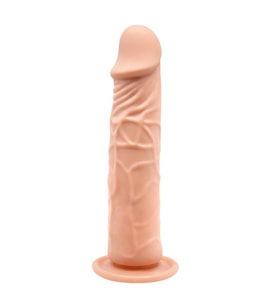 Pretty Love Güçlü Vantuzlu Damarlı Soft Realistik Penis  Dildo Vibratör