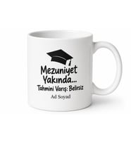 Uzatmalı Öğrenci Yazılı Komik Kupa Bardak Esprili Hediye Özel Tasarım