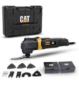 CAT DX49.1 350Watt Profesyonel Çok Amaçlı Devir Ayarlı Kesme Raspalama ve Zımpara + 14 Adet Aksesuar