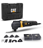 CAT DX49.1 350Watt Profesyonel Çok Amaçlı Devir Ayarlı Kesme Raspalama ve Zımpara + 14 Adet Aksesuar
