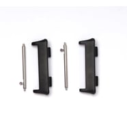 Oppo Watch 46mm Uyumlu 22mm Metal Kordon Dönüştürücü (Siyah)