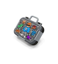 CORAL HIGH 39150 KIDS GRAFİTİ AYICIK DESENLİ 2 BÖLMELİ PASLANMAZ ÇELİK YEMEK KABI