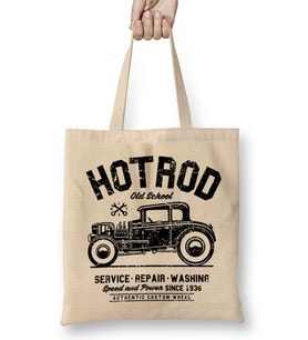 Hot Rod Old School Bez Çanta Uzun Saplı