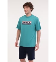 Lumberjack ML ROGER 11OTD2-31 5FX 101951137 Erkek Tişört Yeşil S-XXL