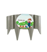 Omnipazar SO-IBC3 Eko İstanbul Bahçe Çiti 4'lü Set 31x23 cm Gri