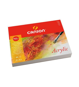 Canson Montval Akrilik Blok 400 gr. 32x41 cm. 50 Sayfa 