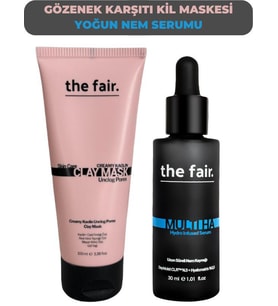 the fair. Gözenek Karşıtı Kil Maskesi ve Yoğun Nem Serumu