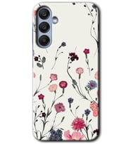 Galaxy A35 Kılıf HD Desen Baskılı Kılıf - Mat Çiçek