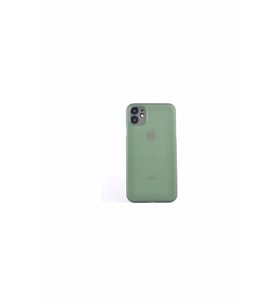 Apple Iphone 11 Kılıf Ultra Ince Sert Pp Hayalet Kapak+cam Ekran Koruyucu