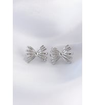 Pirinç Gümüş Renk Fiyonk Küpe TJ-BKP8931