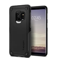 Spigen Galaxy S9 ile Uyumlu Kılıf Hybrid Armor Black