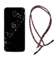 Samsung J6 Plus J7 Prime J7 Pro M20 Kılıf Boyun Asklı Rasta Silikon Planet 1620