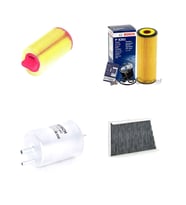 Bosch Filtre Bakım Seti Mercedes C230 W203 Kompressor 192 Beygir 2004-2006 Benzinli Hava + Yağ F + Yakıt F. + Polen Sardes