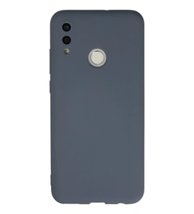 Newface Huawei P Smart 2019 Kılıf Nano içi Kadife Silikon - Gri