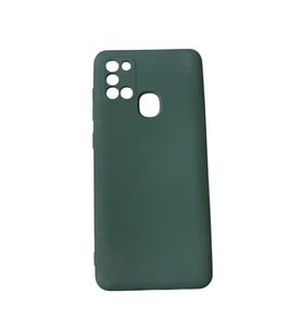 Galaxy A21s ile Uyumlu Cappy Silikon Kılıf Yeşil