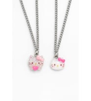 Hello Kitty İkili Çocuk Kolyesi En İyi Arkadaşlar Çift Kolye Seti Kız Çocuk Takı Aksesuarı