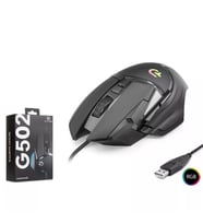Nodar G502 RGB Kablolu Gaming Mouse 7200 DPI 1000Hz 6 Tuş Siyah