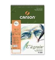 Canson CA Grain Albüm Light Grain Spiralli 180g 30 Yaprak A3