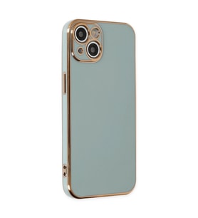 iPhone 14 Kılıf Volet Silikon - Açık Yeşil