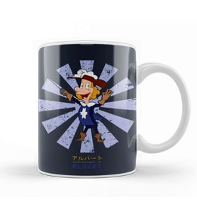 Albert Fifth Musketeer Retro Japanese Kupa Bardak Porselen