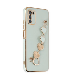 Samsung Galaxy A03s Kılıf Esila Silikon - Su Yeşili