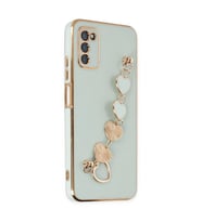 Samsung Galaxy A03s Kılıf Esila Silikon - Su Yeşili