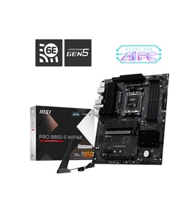 MSI PRO B850-S WIFI6E DDR5 HDMI-DP PCIE 5.0 AM5 ATX