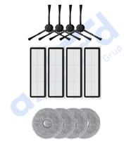 DREAME L20 ULTRA UYUMLU 4 Yan Fırça 4 Filtre 4 Mop
