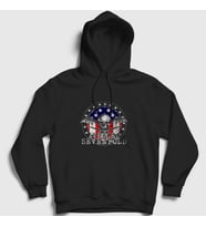 Presmono Unisex Siyah Flag Avenged Sevenfold Kapüşonlu Sweatshirt 15695tt