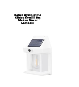 Güneş Enerjili Duvar Lambası BK888