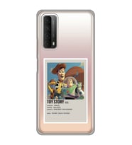 Huawei P Smart 2021 Uyumlu Toy Story Minimalist Poster Desenli Şeffaf Telefon Kılıfı