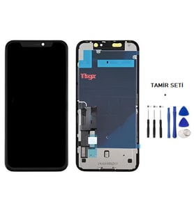 Tkgz - iPhone 11 Uyumlu Lcd Ekran Dokunmatik Servis (JK MARKA) + TAMİR SETİ
